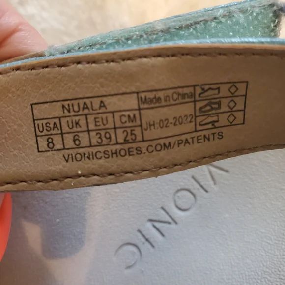 Vionic Blue Strappy Sandals - Picture 3 of 5